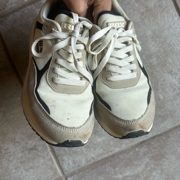 RBX Cream and Black Sneakers - Picture 5 of 7